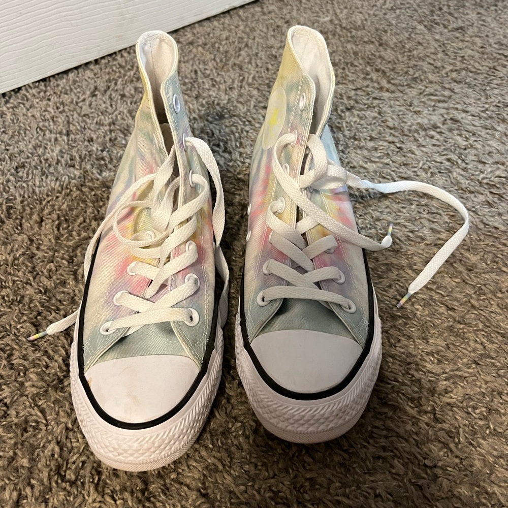 High Top Tie Dye Converse